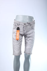 Icon2 Ripped Denim Shorts grau – Lässig und Modern