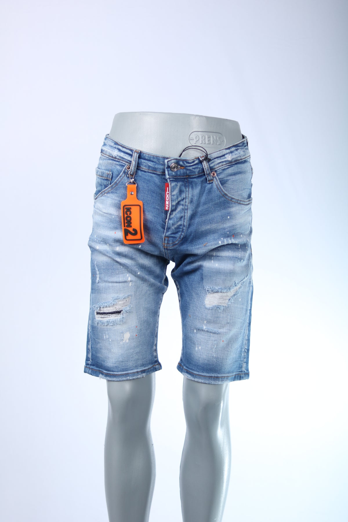 Icon2 Ripped Denim Shorts – Lässig und Modern