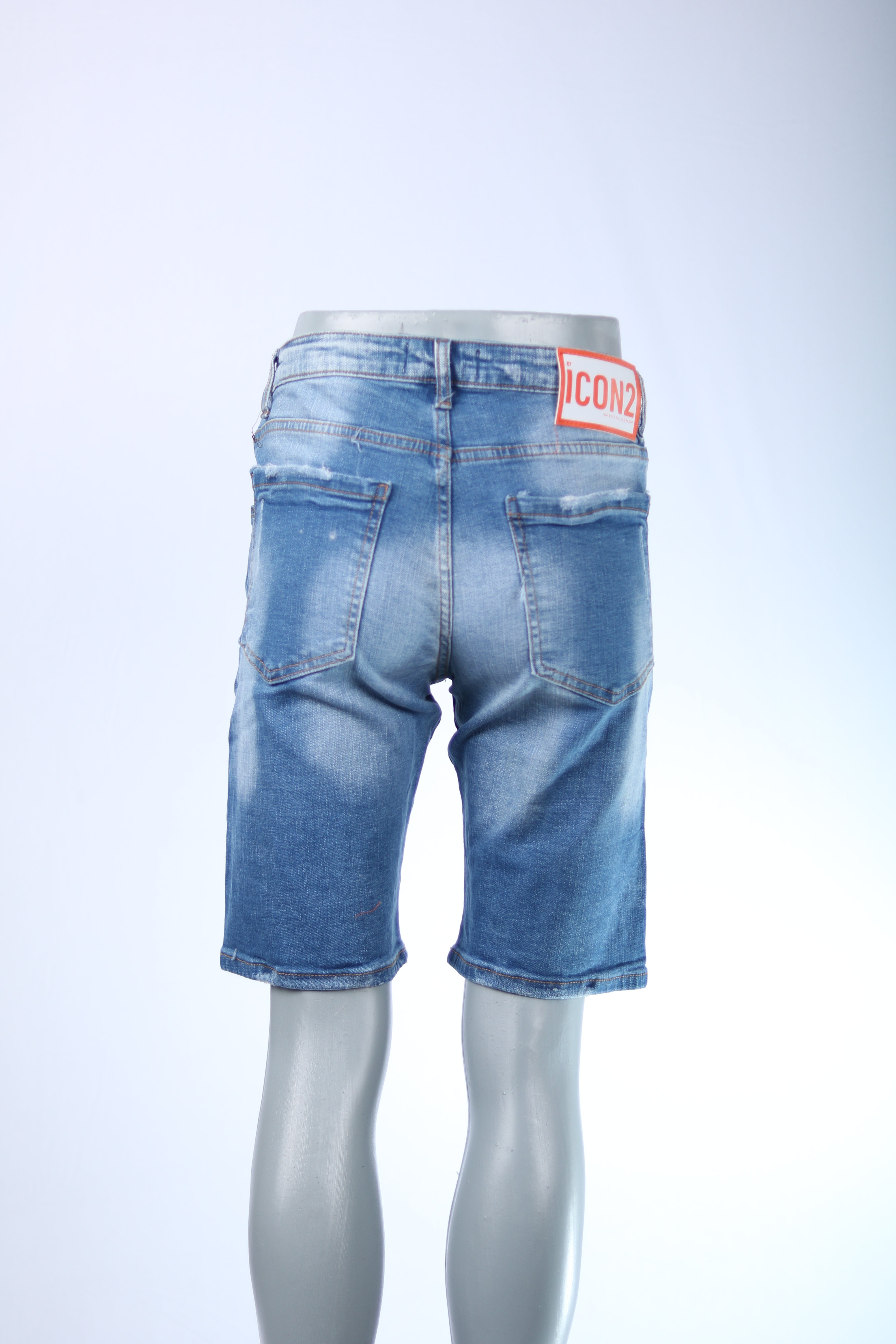 Icon2 Ripped Denim Shorts – Lässig und Modern
