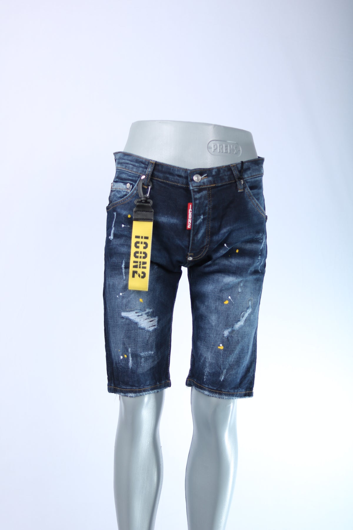 Icon2 Ripped Denim Shorts Blau – Lässig und Stilvoll