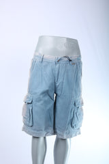 P.L.M. Cargo Shorts Blau Verwaschen – Praktisch und Lässig