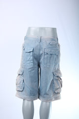 P.L.M. Cargo Shorts Blau Verwaschen – Praktisch und Lässig